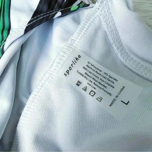 Swimsuit One Piece Swimwear Floral Printed Backless Bathing Suit Bodysuit Beach - Picture 8 of 9